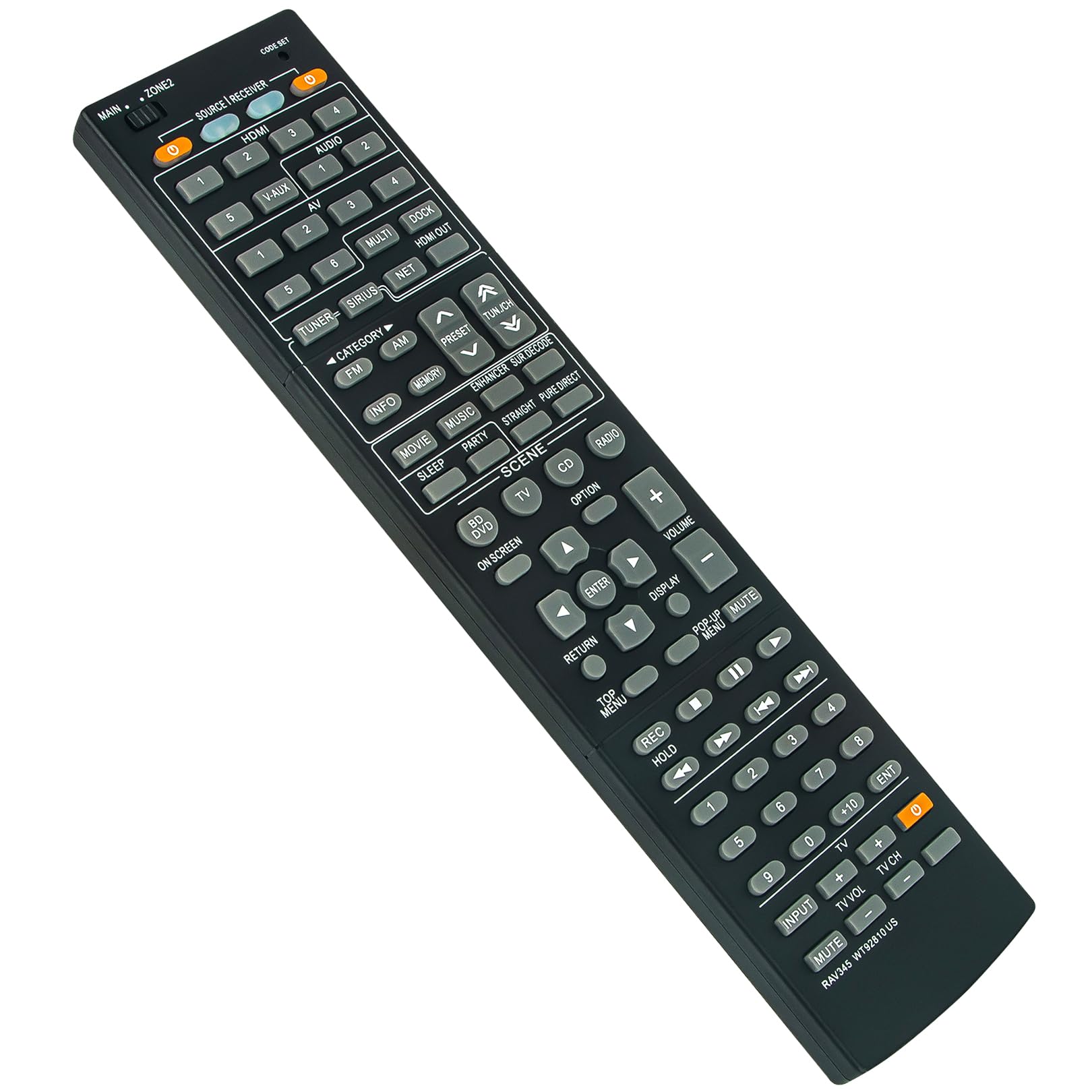 Amazon.com: RAV345 WT92810US Replace Remote Control Compatible